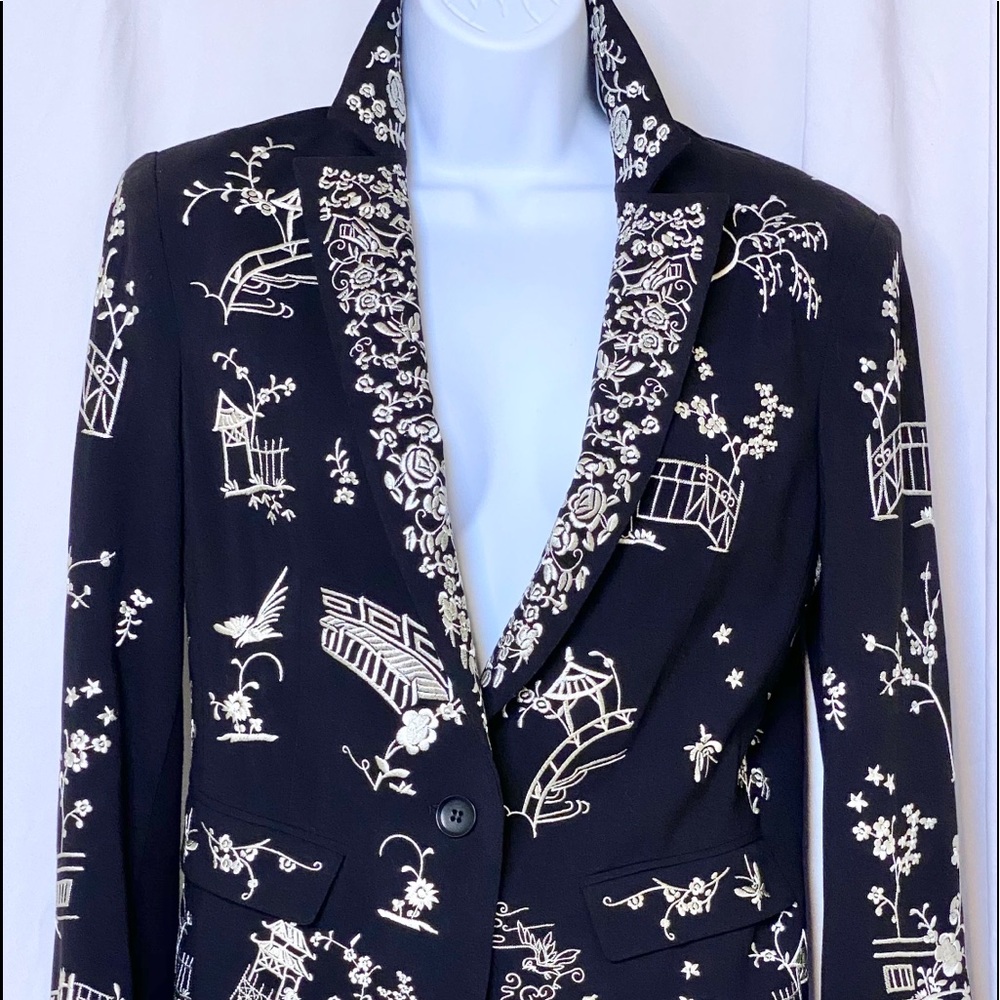 BCBGMaxAzria Black and White Blazer